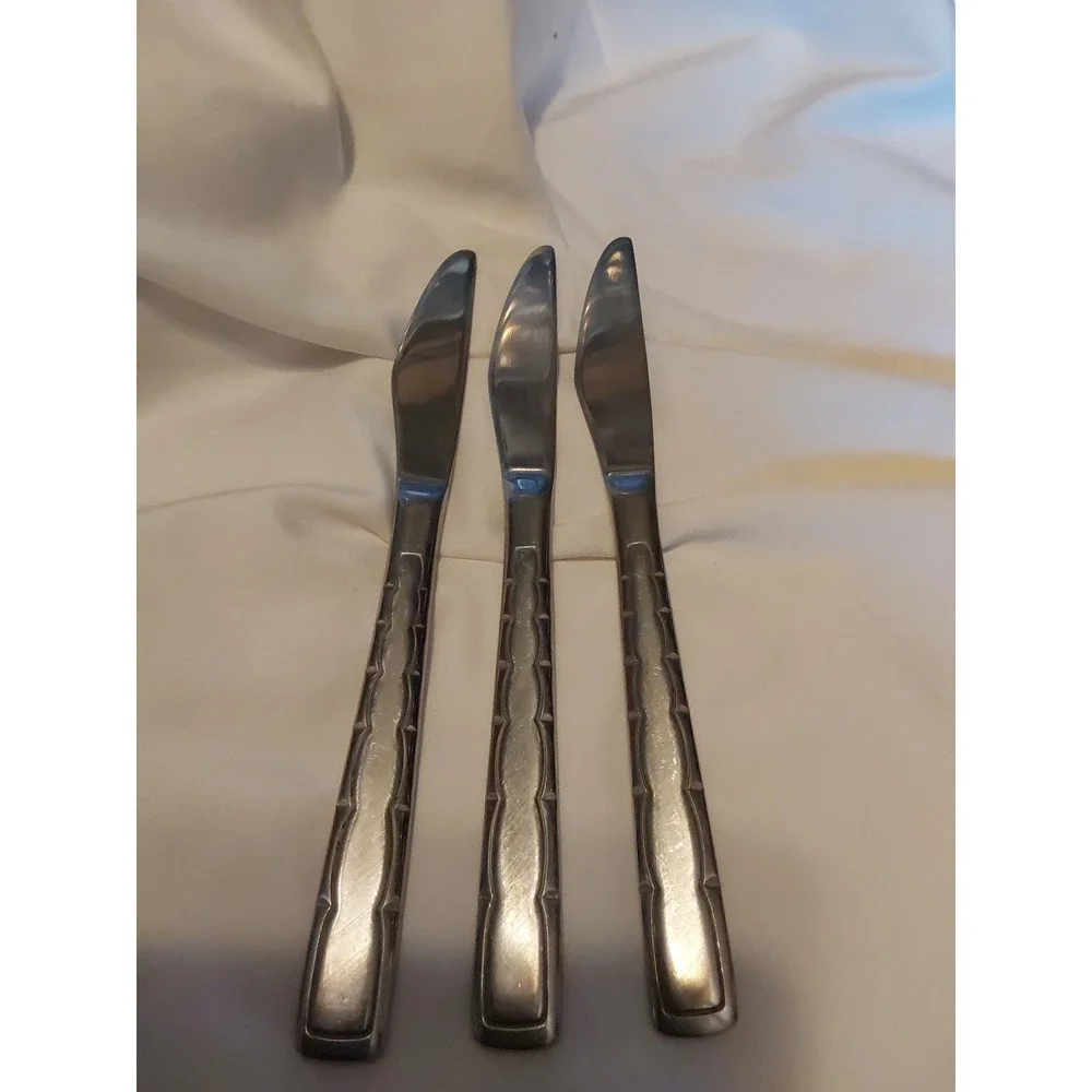 Stanley Roberts Cheer Stainless‎ Lot of 3 Dinner Cutlery Flatware 689159